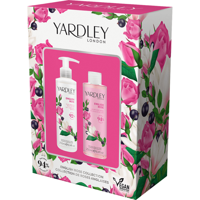 English Rose Body Wash & Body Lotion Collection
