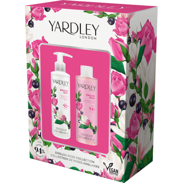 English Rose Body Wash & Body Lotion Collection